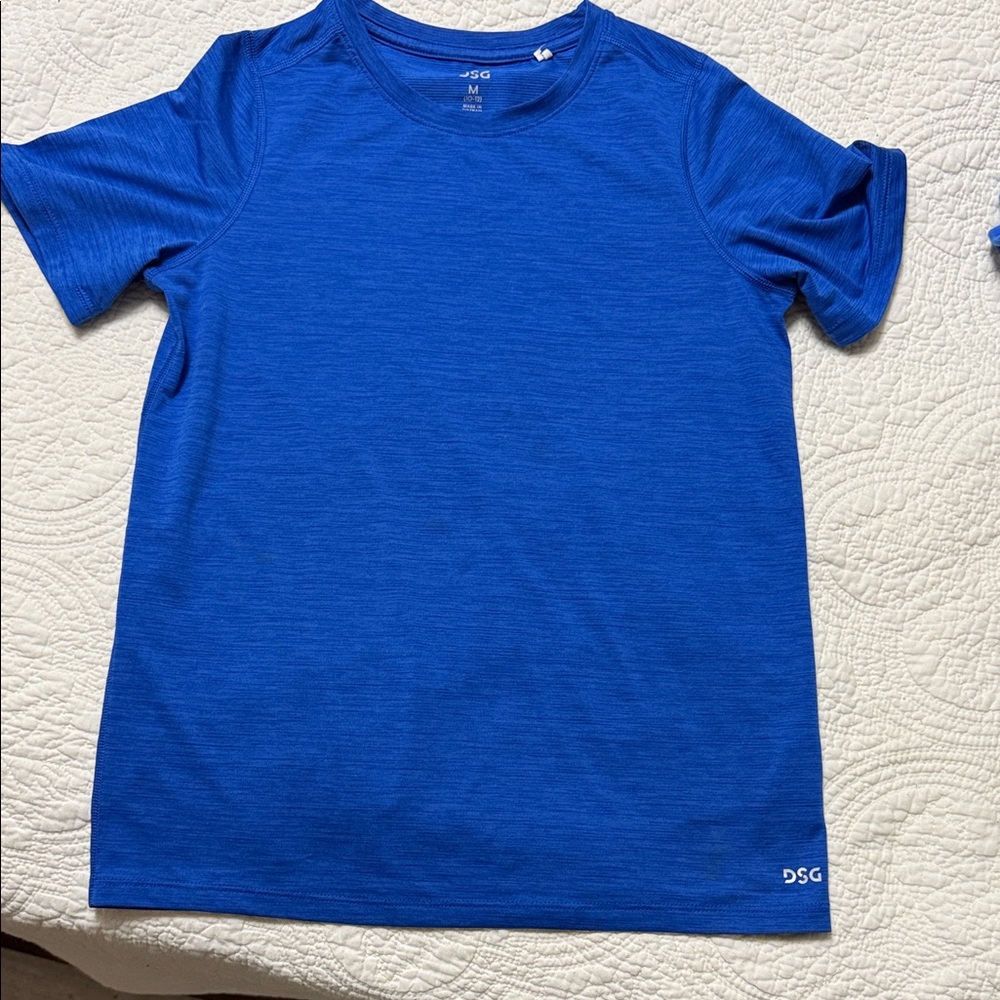 DSG Kids Vibrant Blue Short Sleeve Tee Size M (10-12)